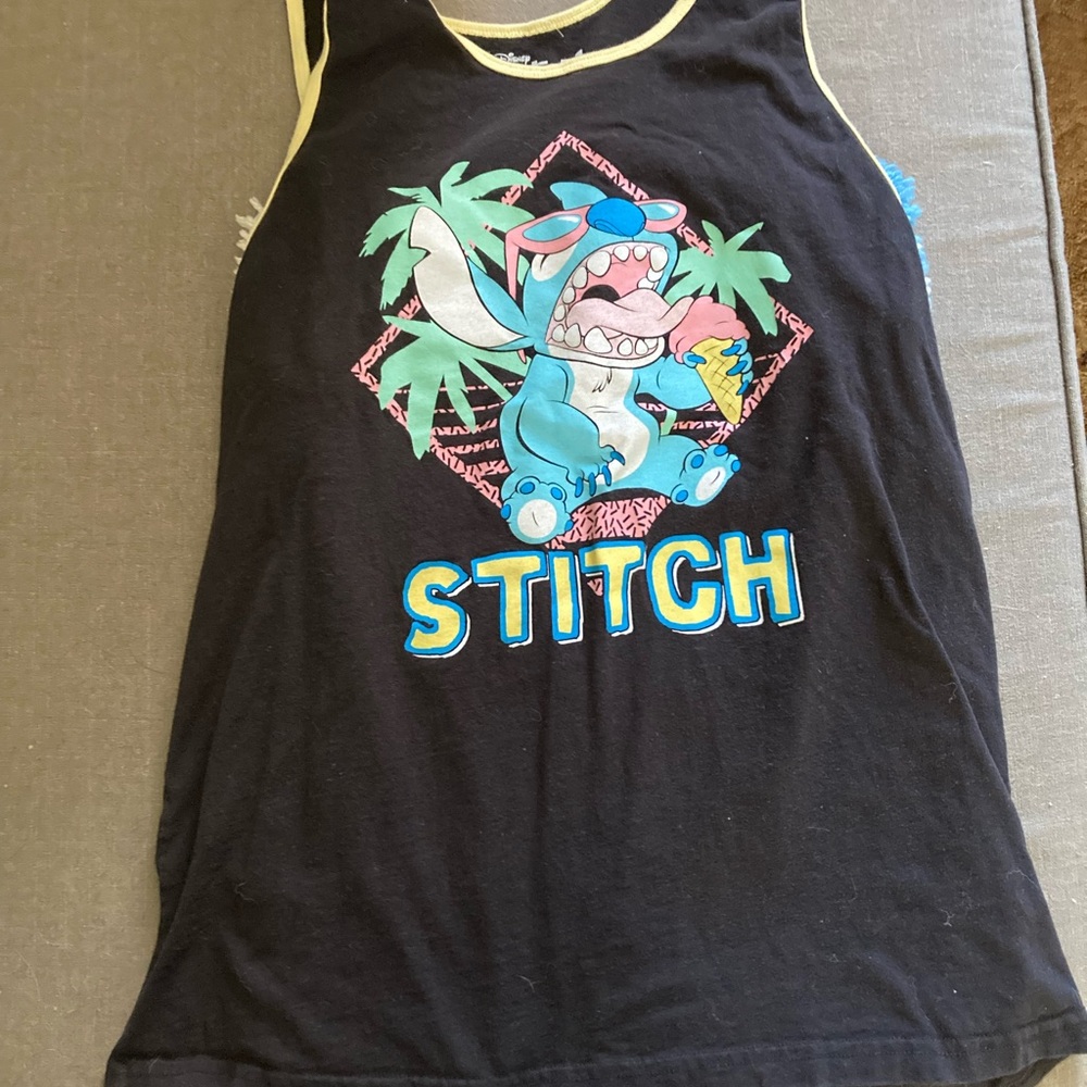 Disney Black Stitch Men’s Tank Top